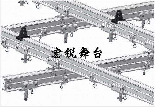 專用鋁合金軌道及滑車